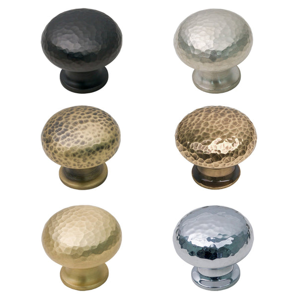 Variant Image of Hammered Mushroom Cabinet Knobs