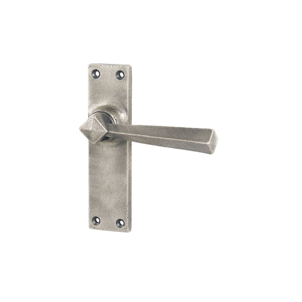 SHOW Antique Pewter Latch Straight Lever Handles