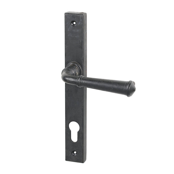SHOW External Beeswax Regency Slimline Multipoint Door Handle