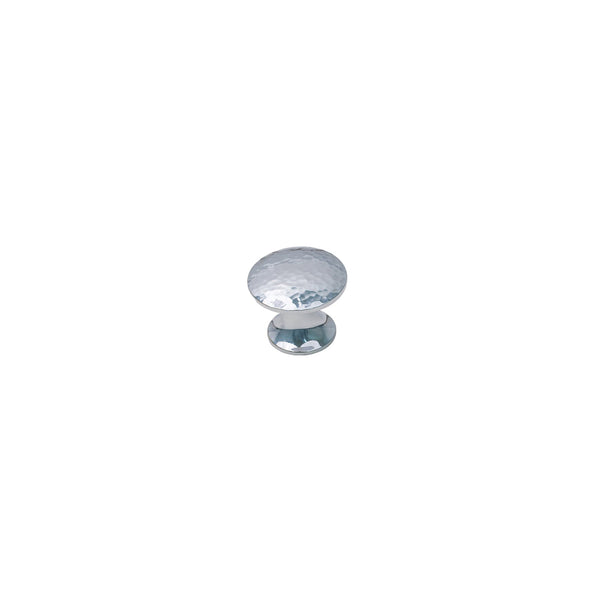  Image of 25mm Polished Chrome Hammered Classic Cabinet Knobs