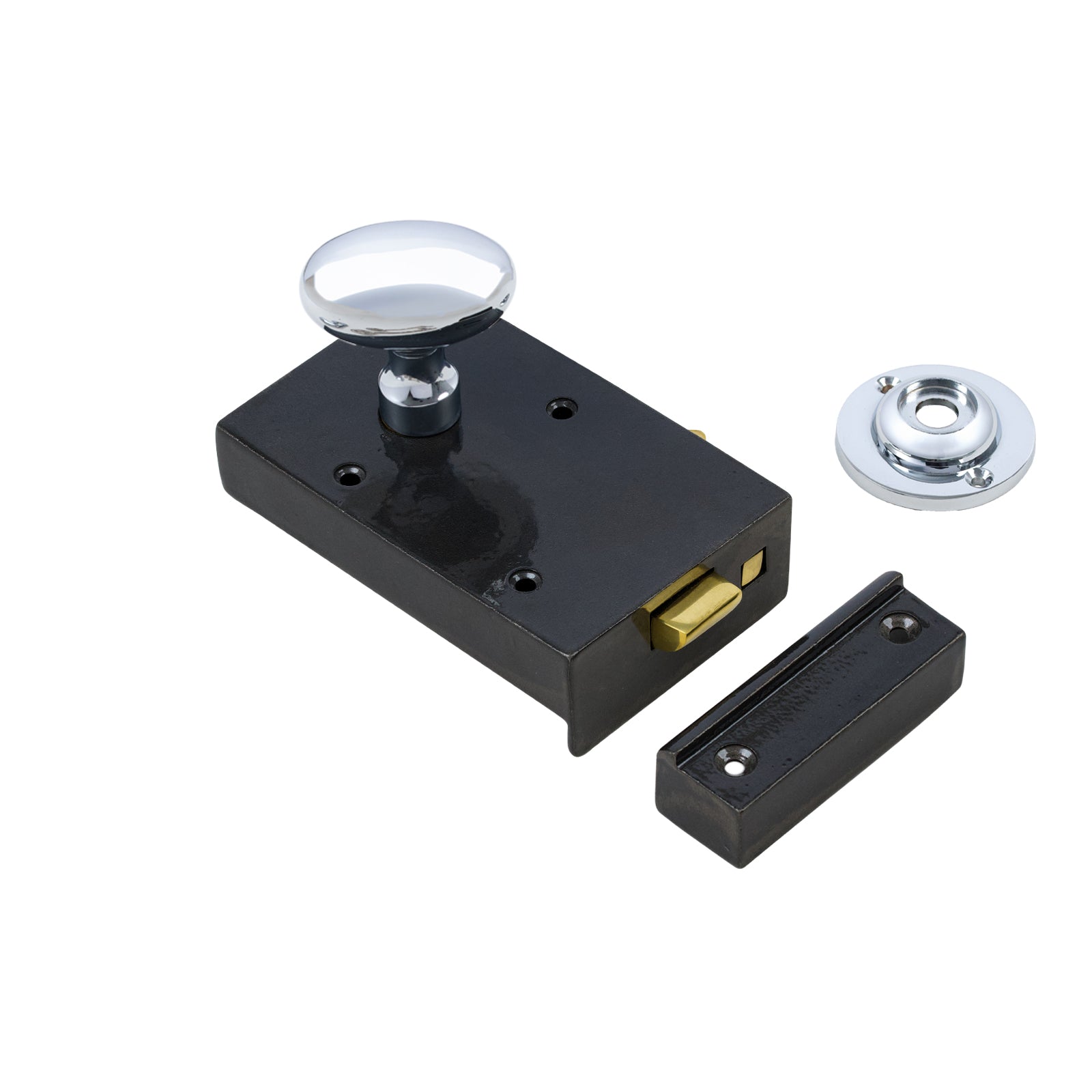 Iron Bathroom Rim Lock | Rim Lock Sets | Suffolk Latch Company