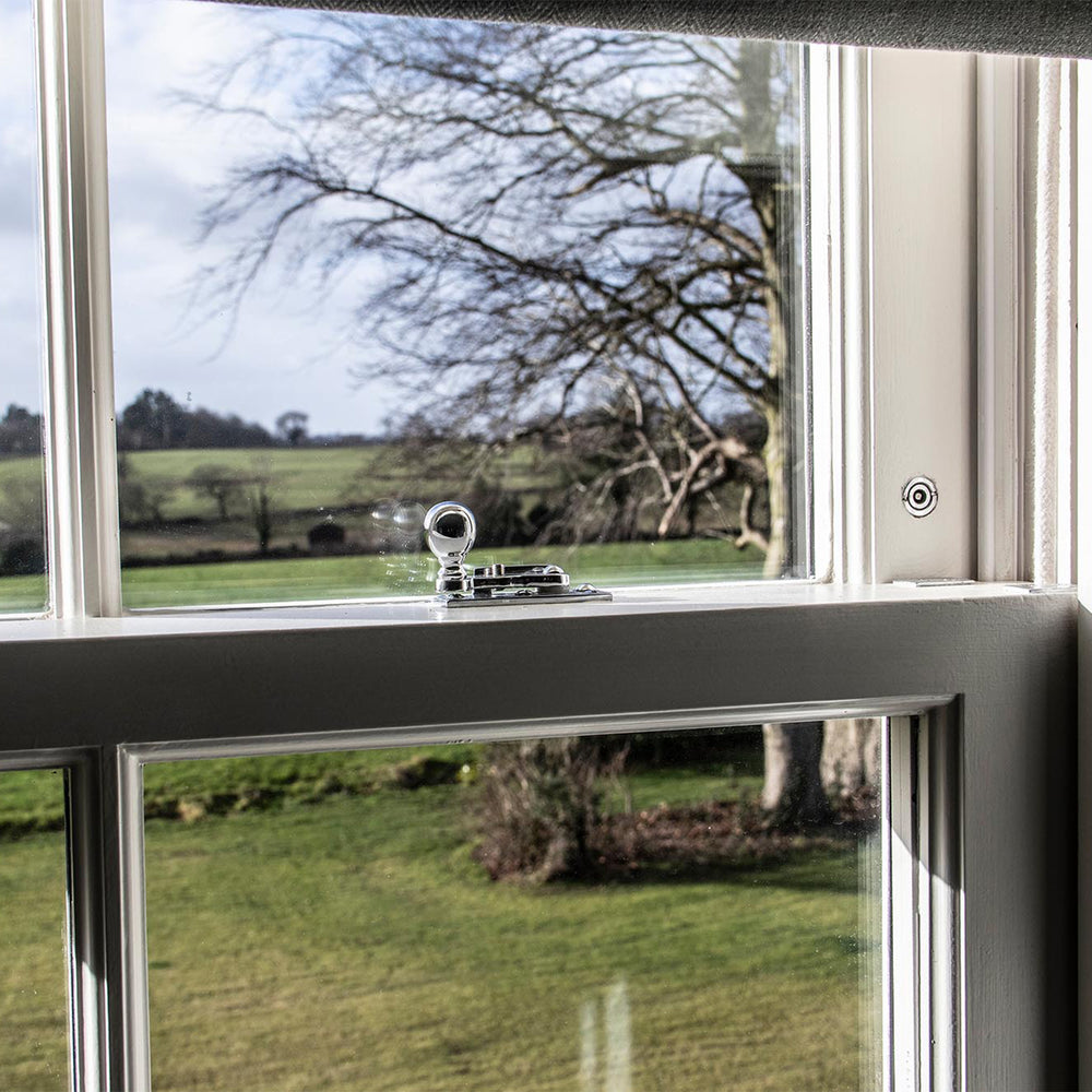 Window Bottom Stop Key-Flush Sash Window Stop | 7 Finishes | Suffolk Latch Company