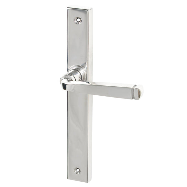 SHOW Polished Marine Latch Avon Slimline Multipoint Door Handle