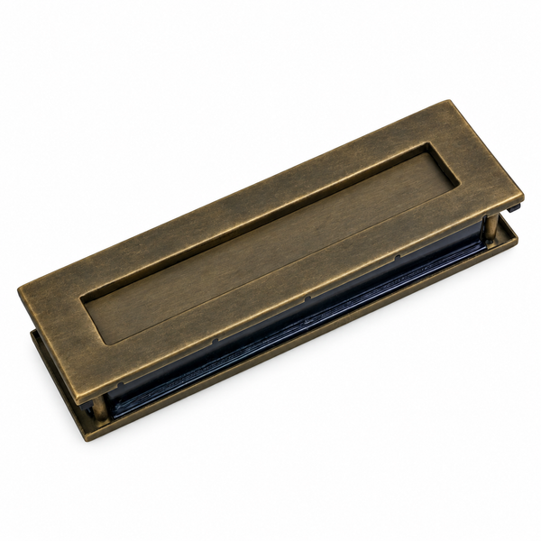  Burnished Brass Traditional Letterbox