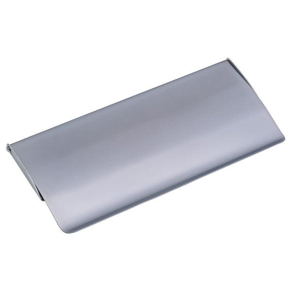 SHOW Large Satin Chrome Letter Plate Cover