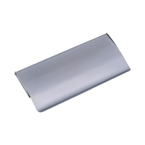 SHOW Small Satin Chrome Letter Plate Cover