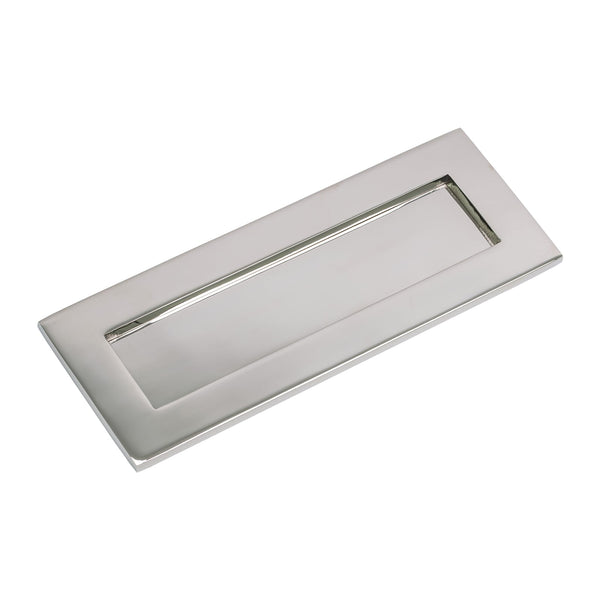 SHOW Large Polished Nickel Letter Plate
