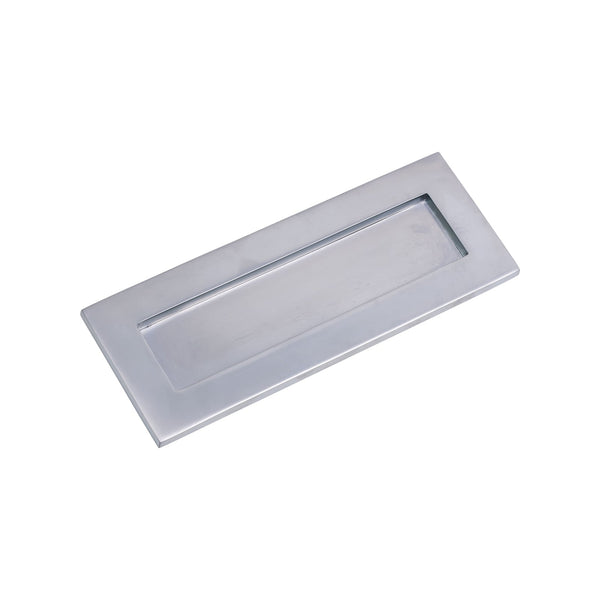 SHOW Small Satin Chrome Letter Plate