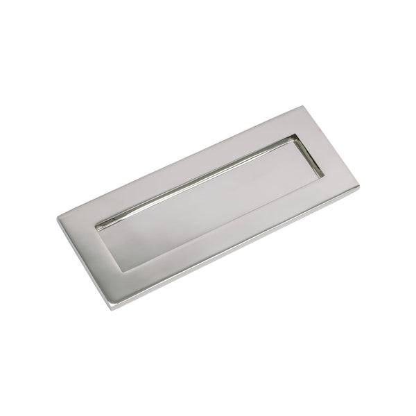 SHOW Small Polished Nickel Letter Plate