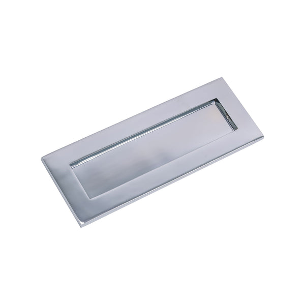 SHOW Small Polished Chrome Letter Plate