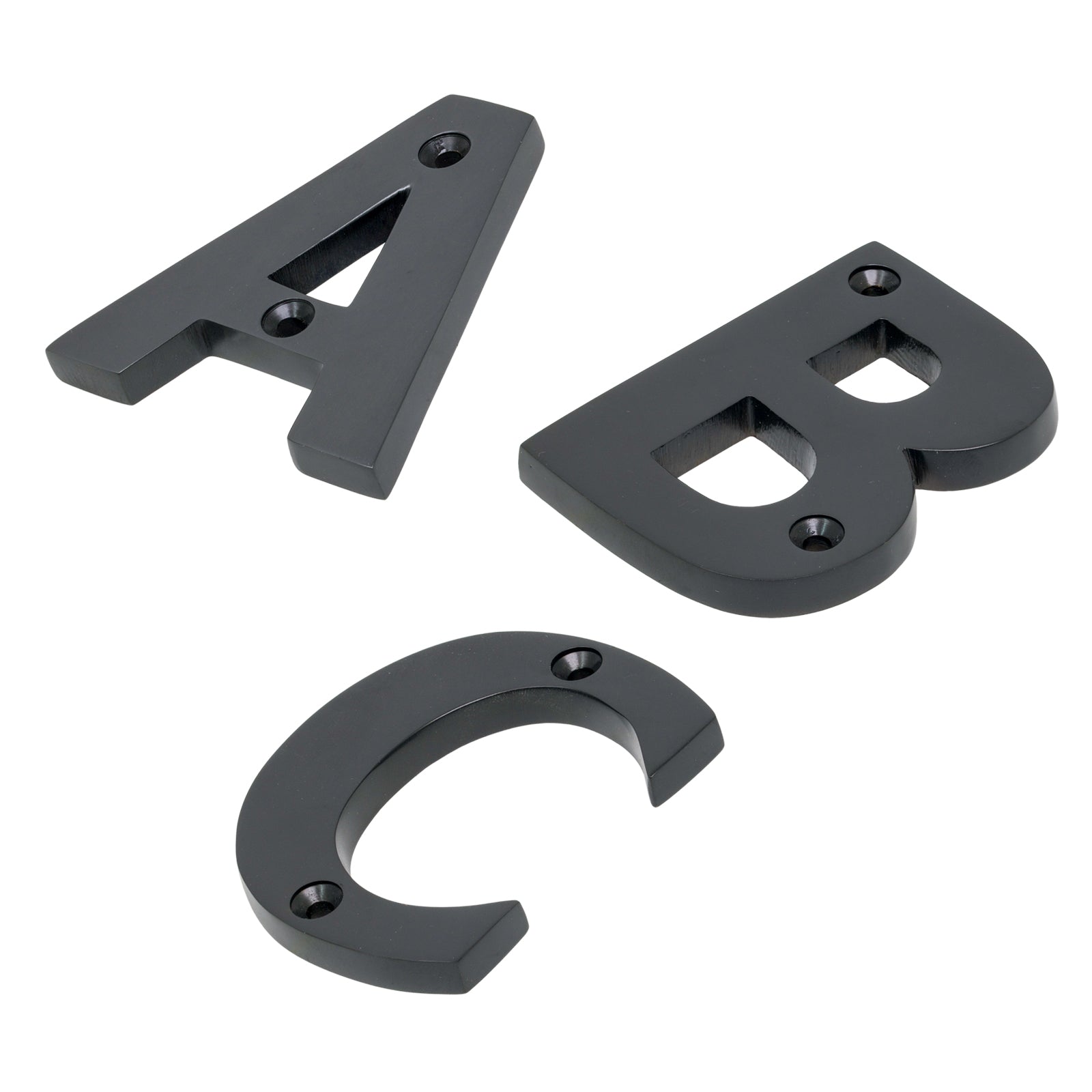 Aged Bronze Front Door Letters| Front Door Furniture | Suffolk Latch ...