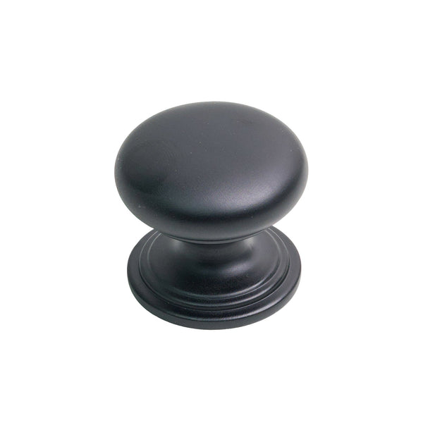  38mm Matt Black Lincoln Cabinet Knob