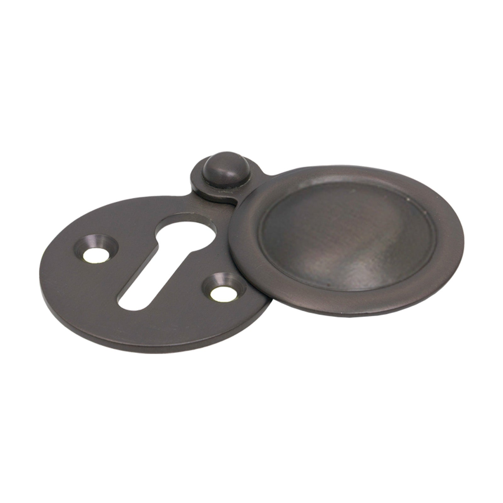SHOW Plain Covered Escutcheon in Matt Bronze finish