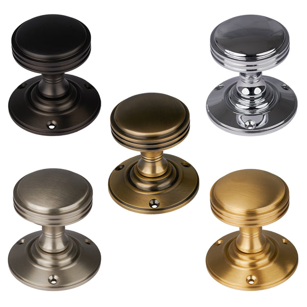 Level Image of Richmond Door Knob on Rose