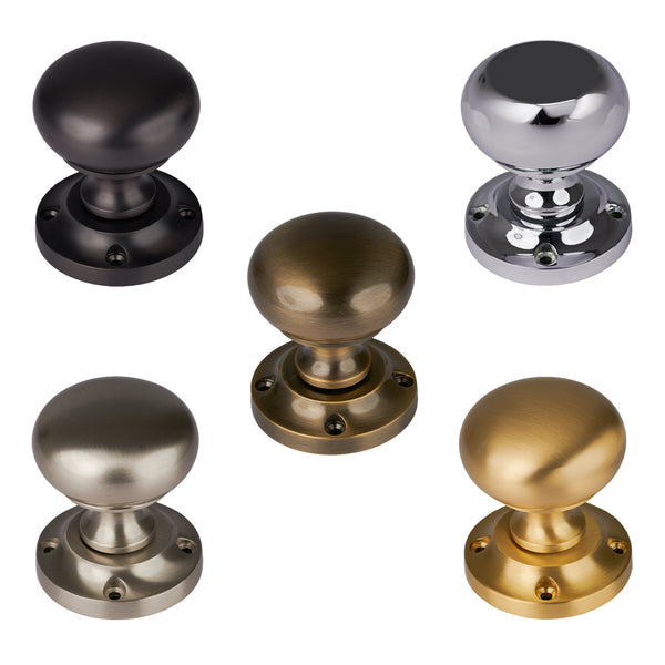 Level Image of Victoria Door Knob on Rose