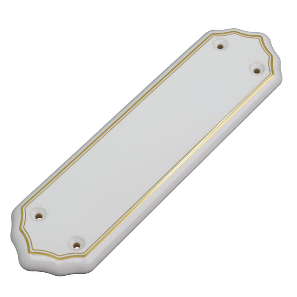 SHOW Image of Gold Line Ceramic Finger Plate