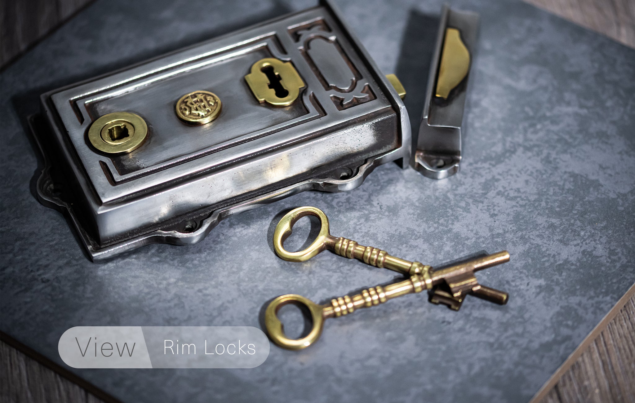 Traditional Rim Locks | Rim Lock Sets with Door Knobs