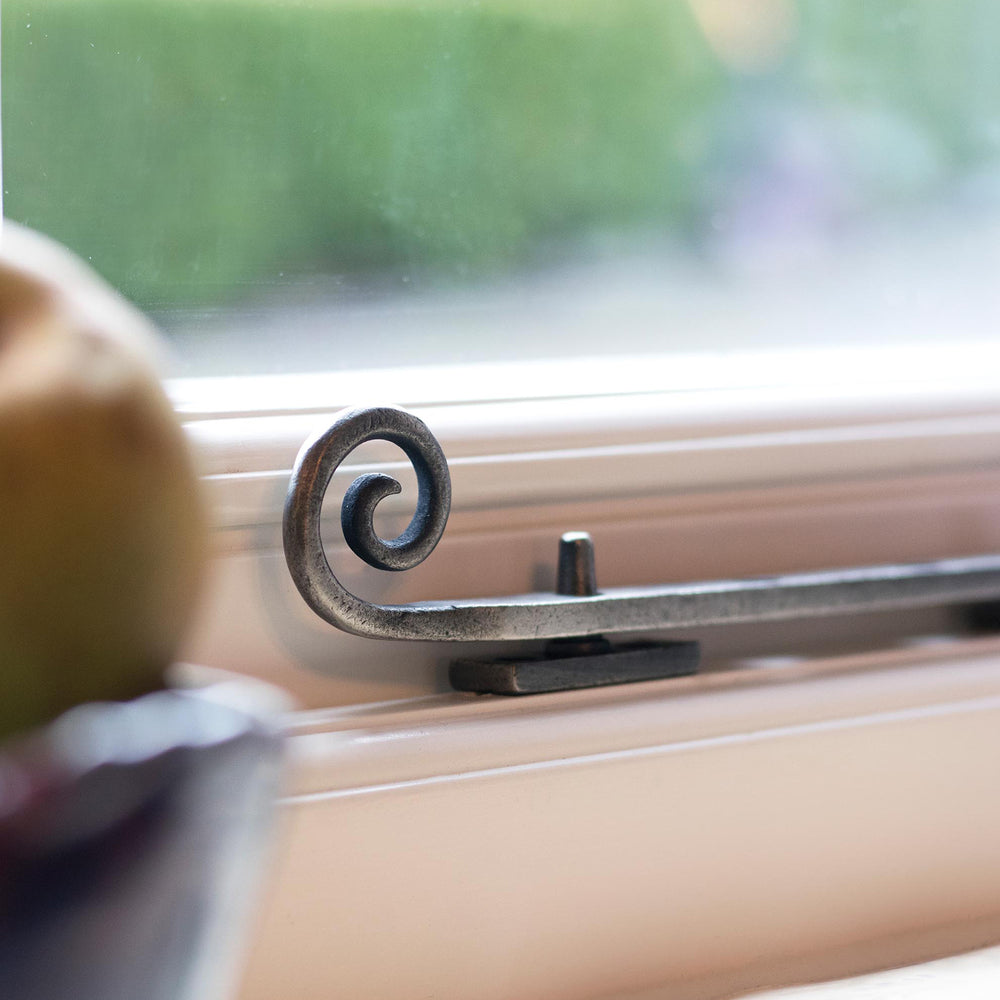 Window Steys Polished Brass Monkeytail Window Stay | 3 Sizes | Suffolk Latch Company