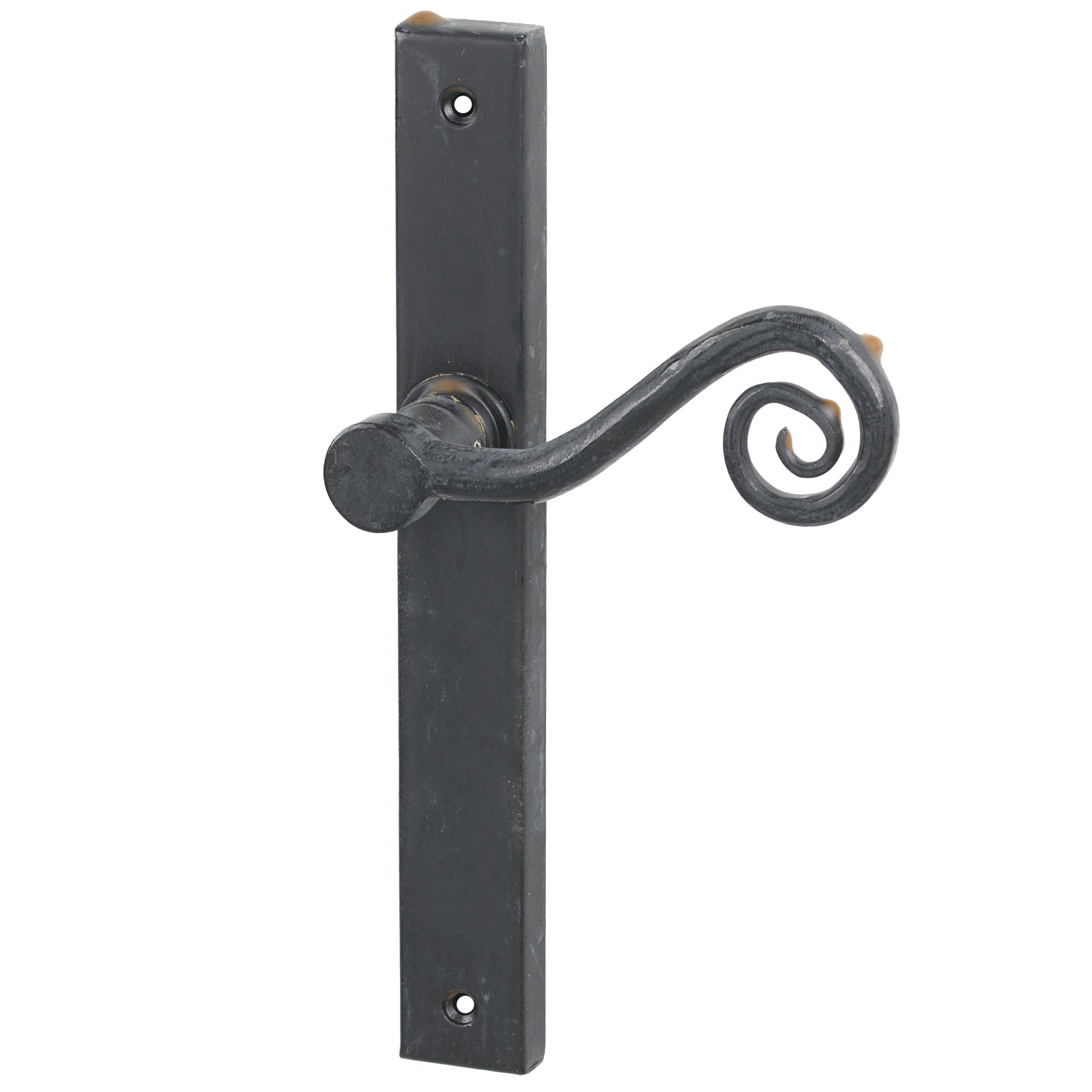 SHOW Right Handed External Beeswax Latch Monkeytail Slimline Multipoint Door Handle