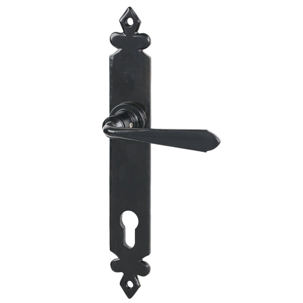 SHOW Black Cromwell Lever Multipoint Door Handle