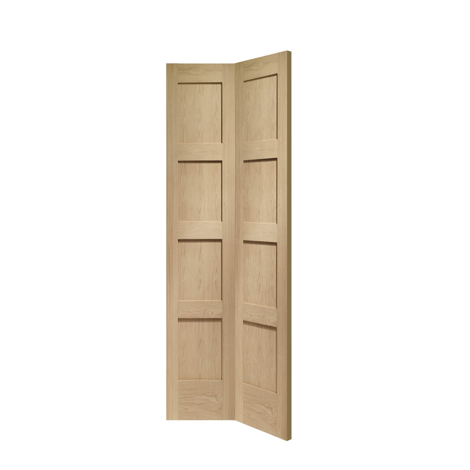 Internal Oak Shaker Bi-Fold Door