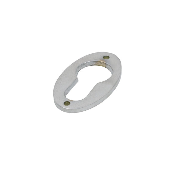  Polished Nickel Euro Oval Escutcheon