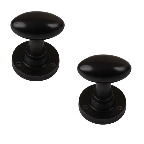 Oval Door Knobs in Oil Rubbed Bronze Finish