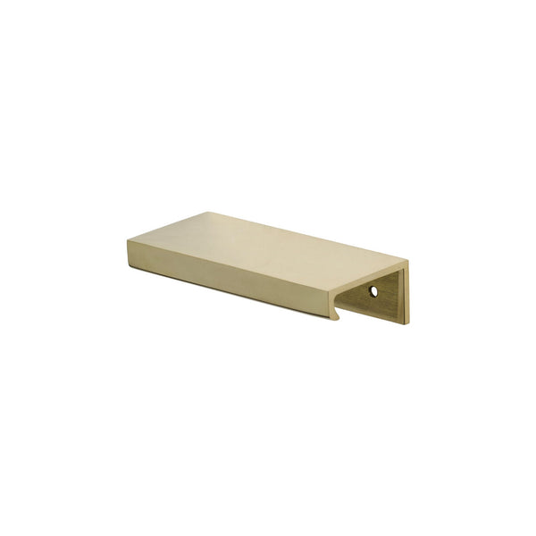 SHOW 100mm Polished Brass Plain Edge Pull