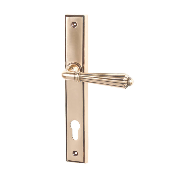 Multipoint Handle Polished Bronze Multipoint Handles | Secure Door Hardware
