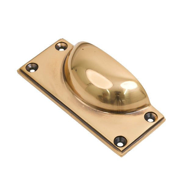 SHOW Polished Bronze Art Deco Drawer Pull