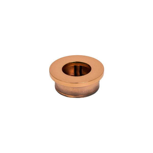 SHOW Polished Bronze Round Finger Edge Pull