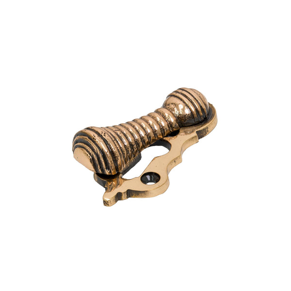 SHOW Polished Bronze Beehive Escutcheon