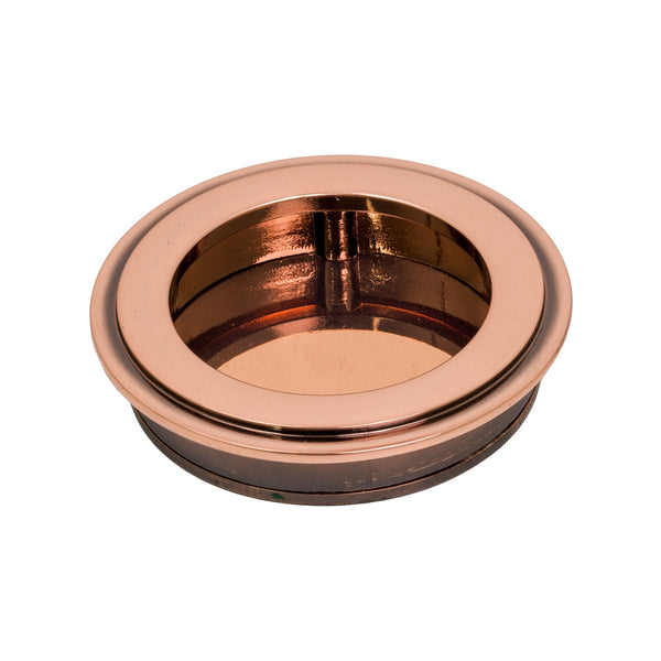 SHOW Polished Bronze Art Deco Round Pull 
