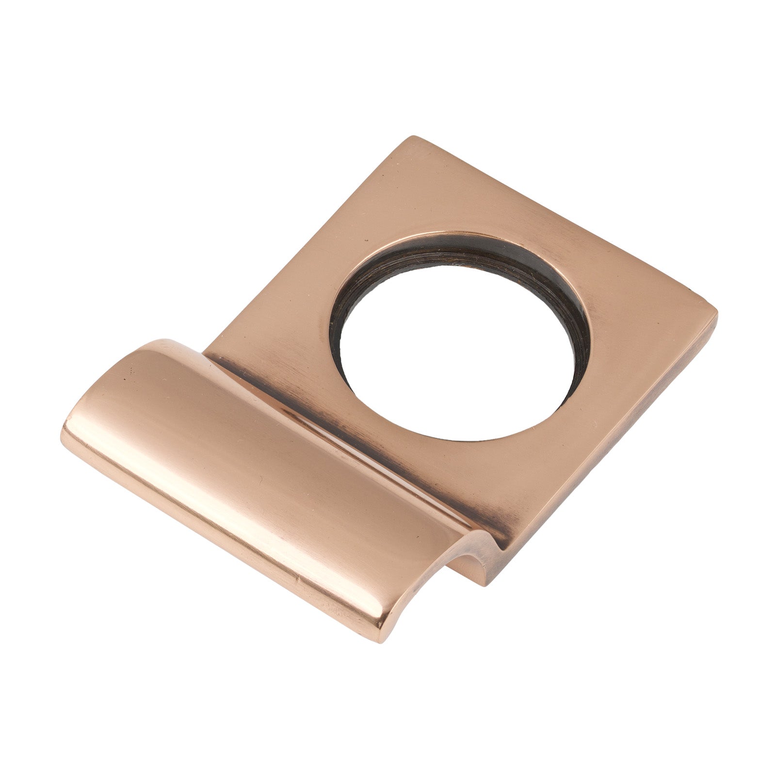 SHOW Polished Bronze Rim Cylinder Pull