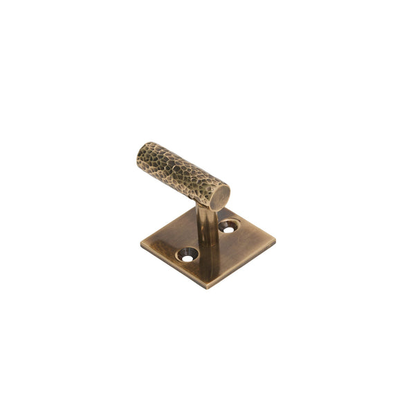  Image of Hammered Single Coat Hook in Polished Bronze finish