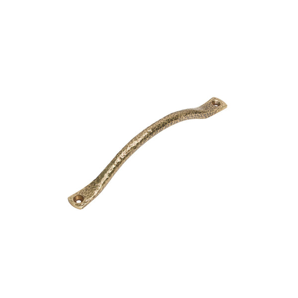  Image of Hammered Slim Bow Handle in Polished Bronze finish