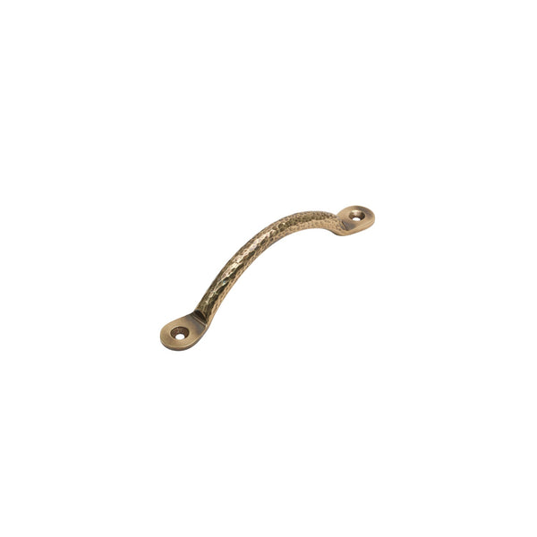  Image of 5 inch Polished Bronze Hammered Bow Handles
