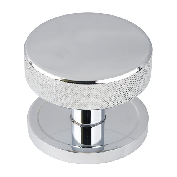 SHOW Polished Chrome Plain Brompton Centre Door Knob