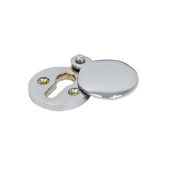 SHOW Polished Chrome Round Covered Escutcheon