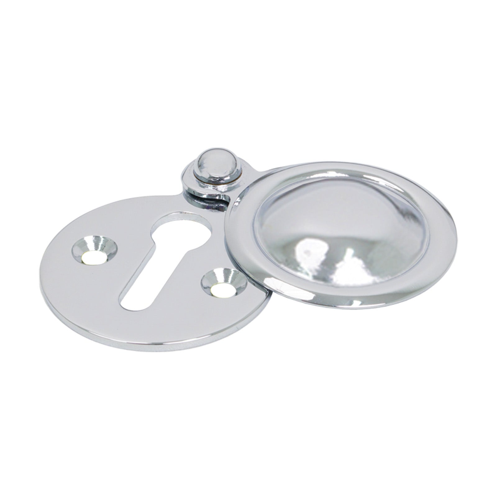 SHOW Plain Covered Escutcheon in Polished Chrome finish