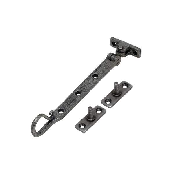 SHOW 8 Inch Pewter Shepherd's Crook Window Stay