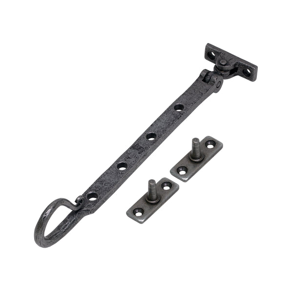 SHOW 10 Inch Pewter Shepherd's Crook Window Stay