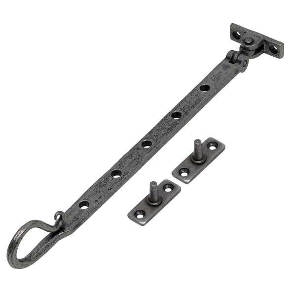 SHOW 12 Inch Pewter Shepherd's Crook Window Stay