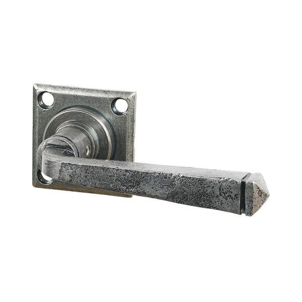 SHOW Square Avon on Rose Handle Pewter
