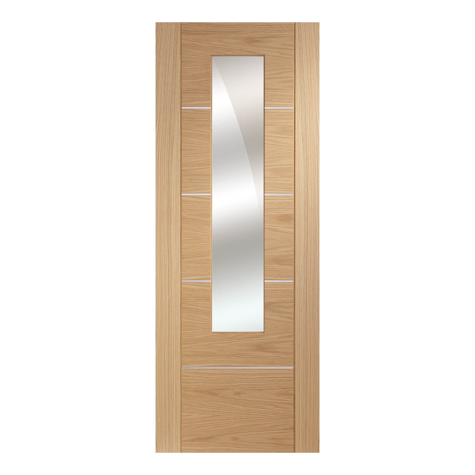 Internal Oak Portici Door with Mirror