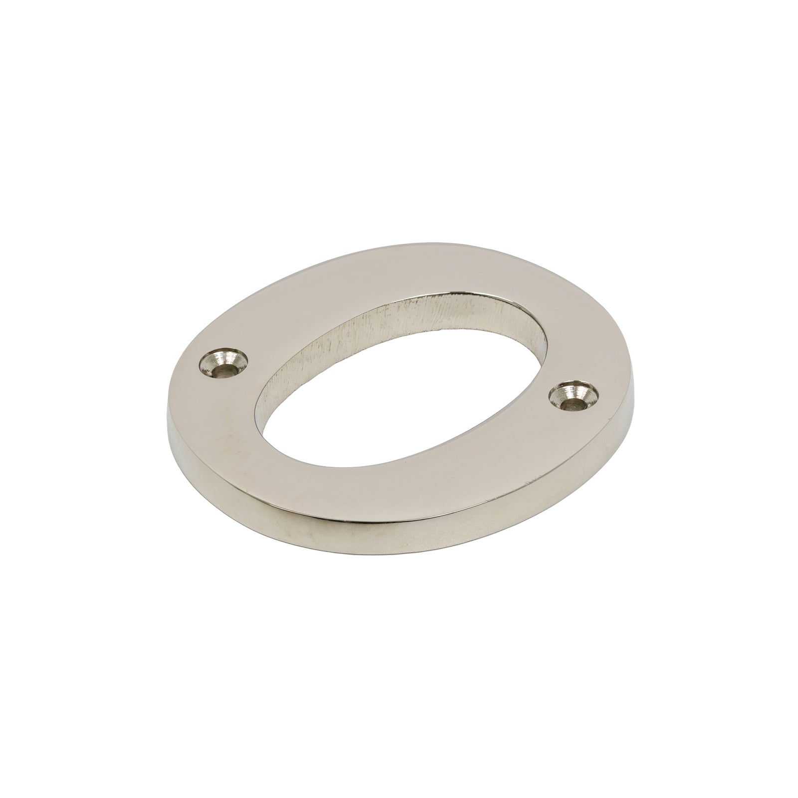 SHOW SHOW Image of Polished Nickel Front Door Letter O
