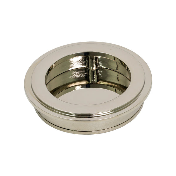 SHOW Polished Nickel Art Deco Round Pull 