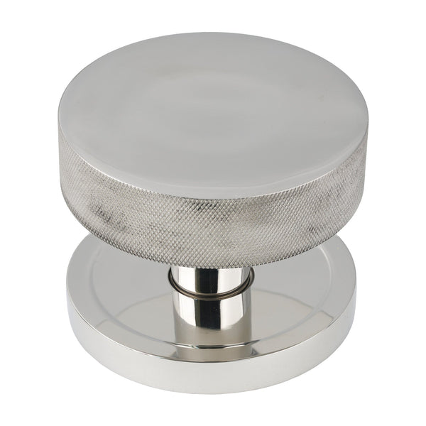 SHOW Polished Marine Plain Brompton Centre Door Knob