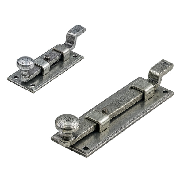 Pewter Cranked Knob Bolts 