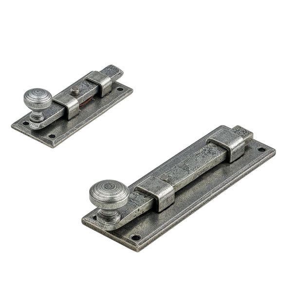 Pewter Straight Knob Bolts